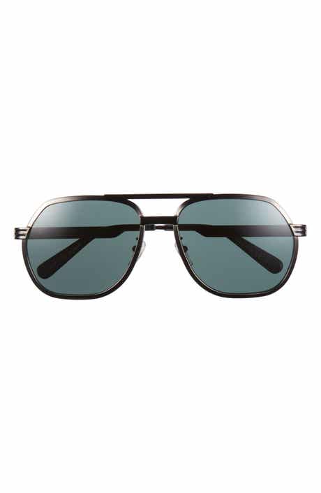 Gucci 60mm Aviator Sunglasses