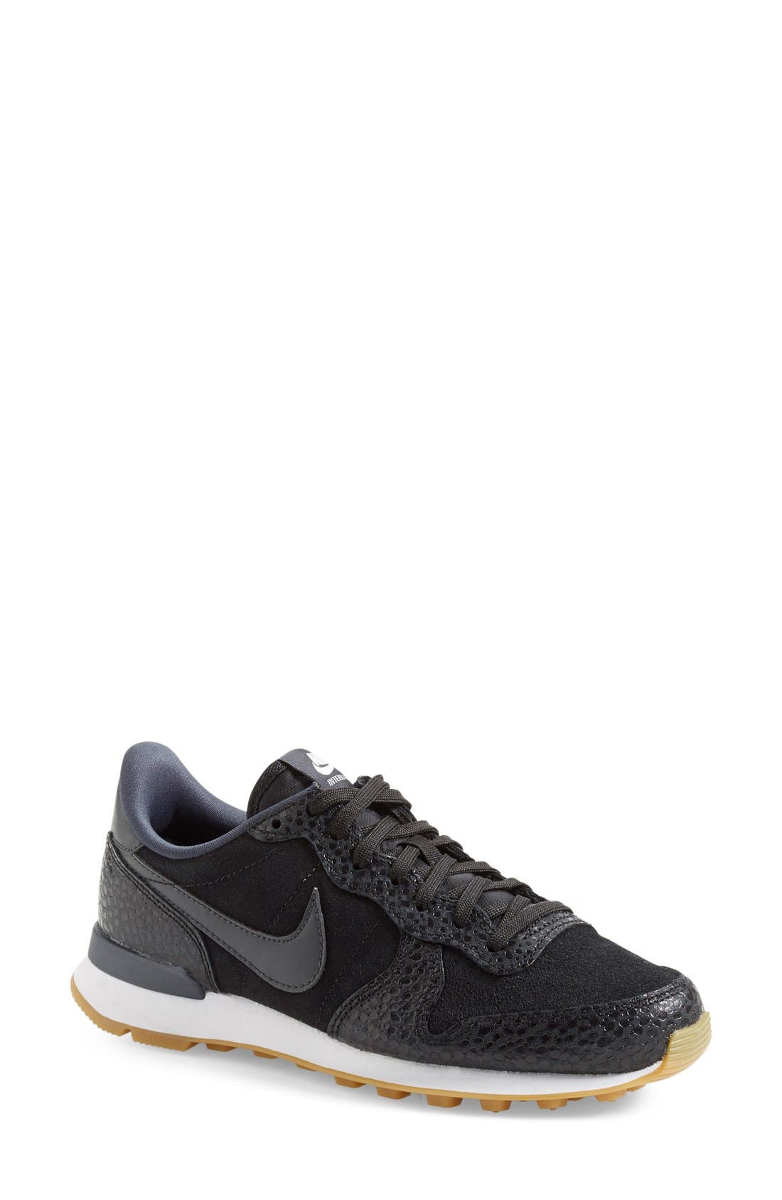 'Internationalist' Sneaker, Main, color, BLACK/ ANTHRACITE/ WHITE