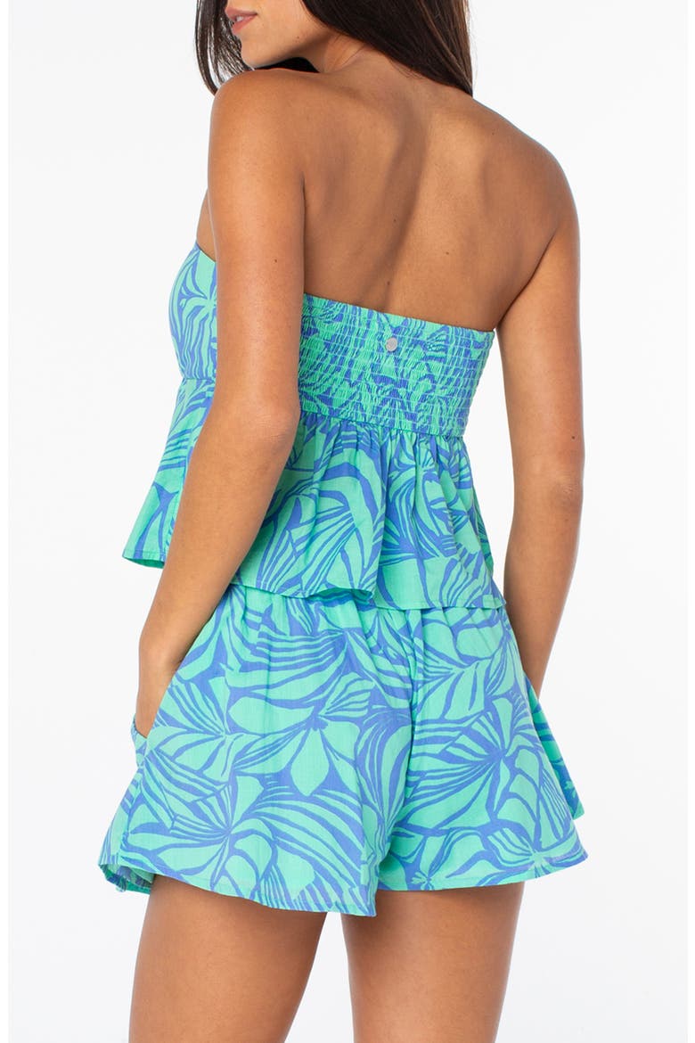 Ventura Strapless Cotton Babydoll Top, Alternate, color, CORNFLOWER
