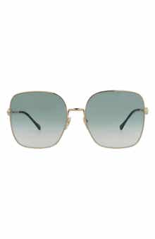 Gucci Novelty 61mm Square Sunglasses