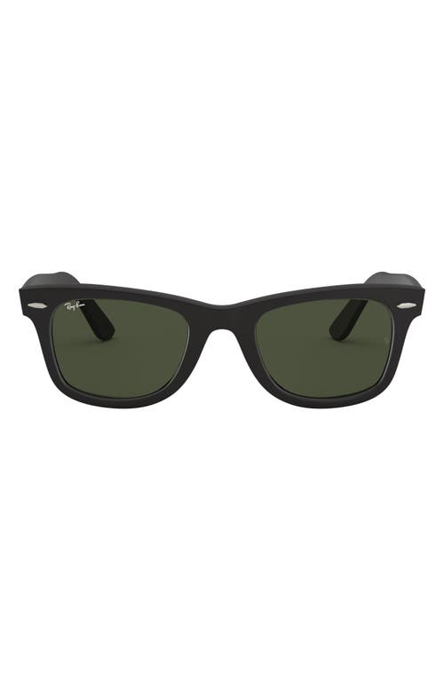 Ray Ban Ray-ban 52mm Square Sunglasses In Black