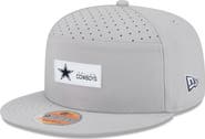 New Era Men's New Era Gray Dallas Cowboys 2025 Sideline  Split Panel 9FIFTY Snapback Hat