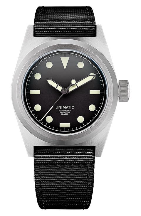 Modello Due Automatic NATO Strap Classic Watch, 37mm x 39mm