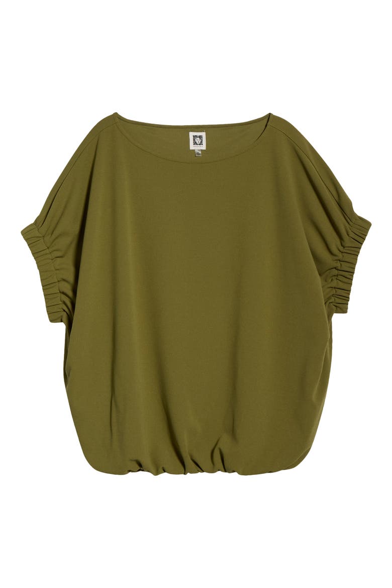 Elastic Cuff Dolman Sleeve T-Shirt, Alternate, color, BAY LEAF