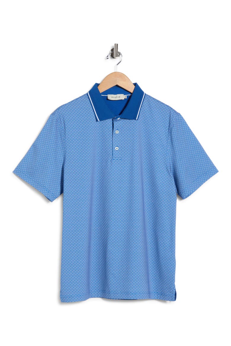 Tipped Cotton Knit Polo, Alternate, color, THISTLE