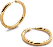 Monica Vinader Large Essential Tube Hoop Earrings