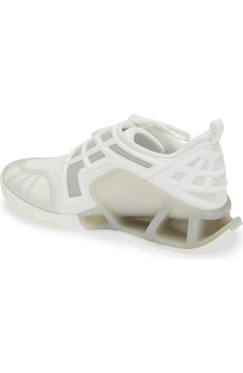 Palm Angels Racing Palm Web Sneaker, Alternate, color, White