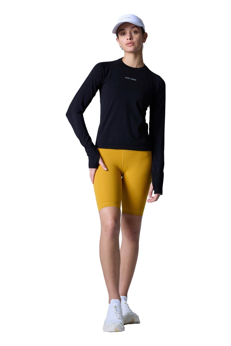 Tech Merino Classic Fit Long Sleeve Base Layer, Alternate, color, Black
