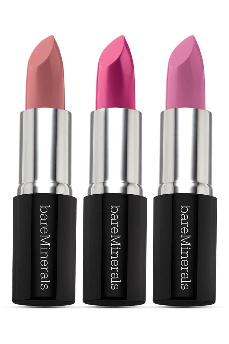 Polished Pinks® Mini Lipstick Trio (Limited Edition), Main, color, NO COLOR