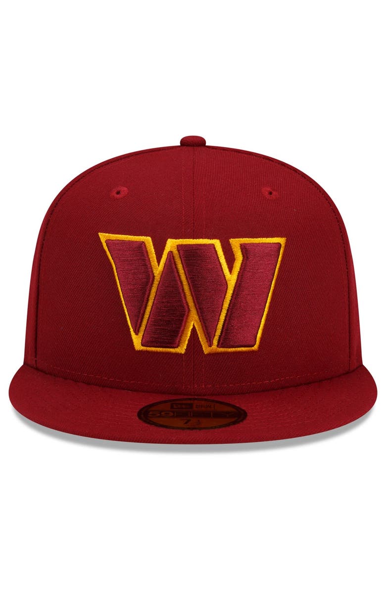 New Era Men's New Era Burgundy Washington Commanders Team Basic 59FIFTY Fitted Hat, Alternate, color, Burgundy