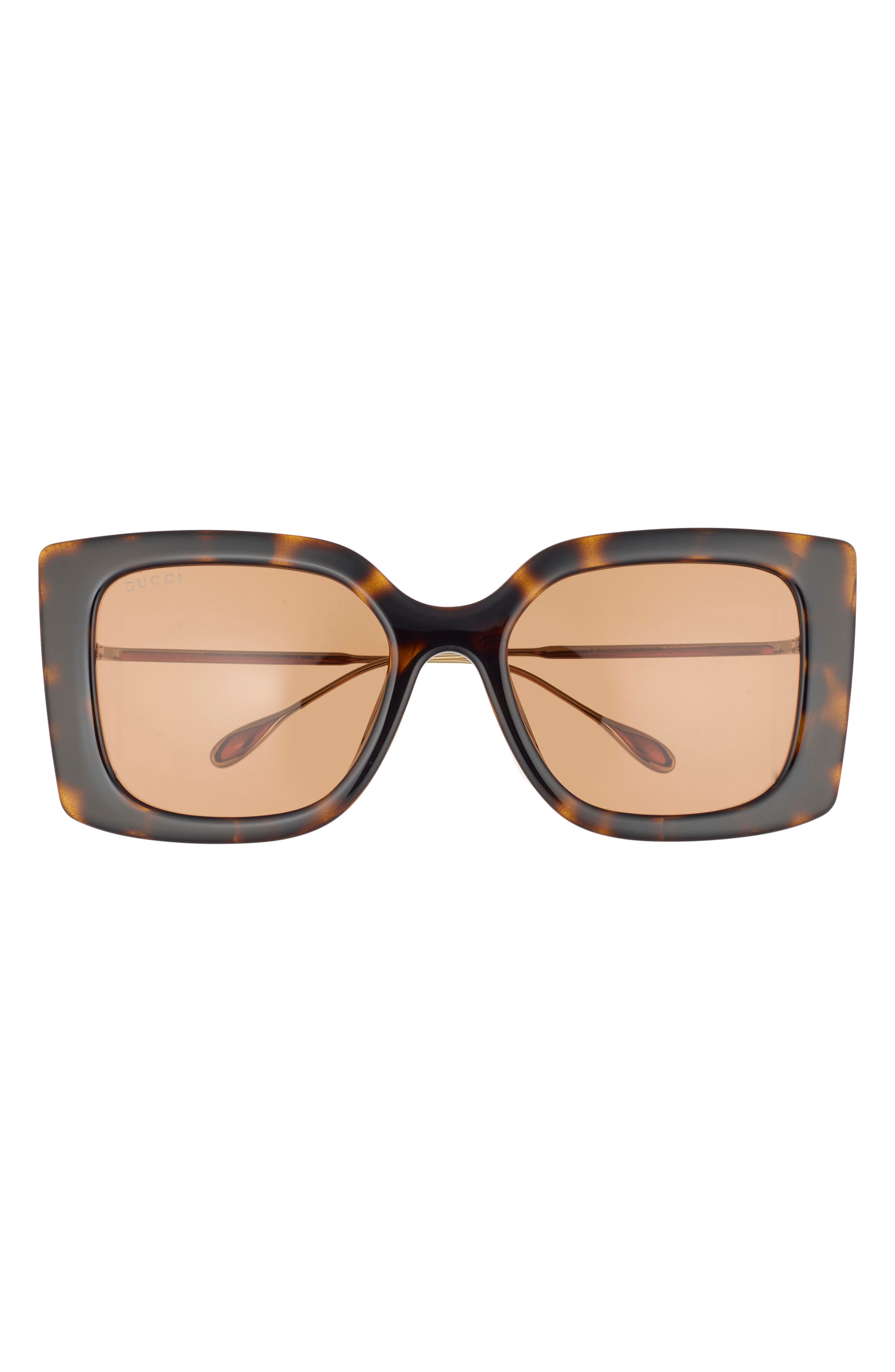 Gucci 54mm Polarized Square Sunglasses