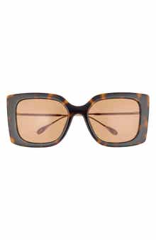 Gucci 54mm Polarized Square Sunglasses