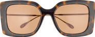 Gucci 54mm Polarized Square Sunglasses