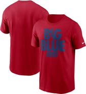 Nike Men's Nike Red New York Giants Hometown Collection Big Blue T-Shirt