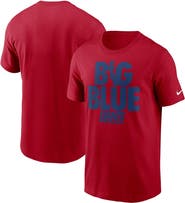 Nike Men's Nike Red New York Giants Hometown Collection Big Blue T-Shirt