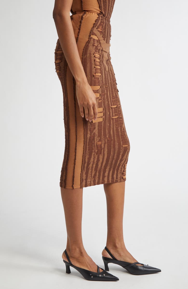 DIESEL<sup>®</sup> M-Calina Trompe l'Oeil Midi Skirt, Alternate, color, 