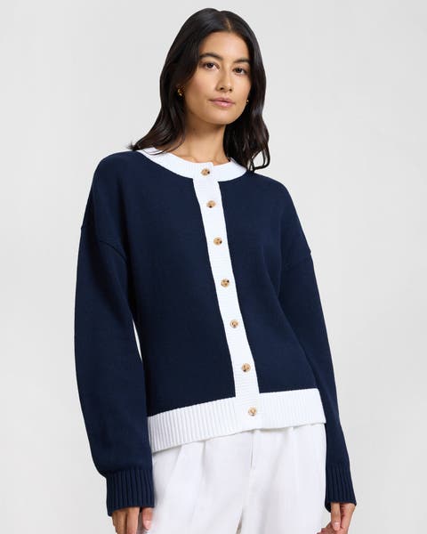 Cotton Fitted Cardigan