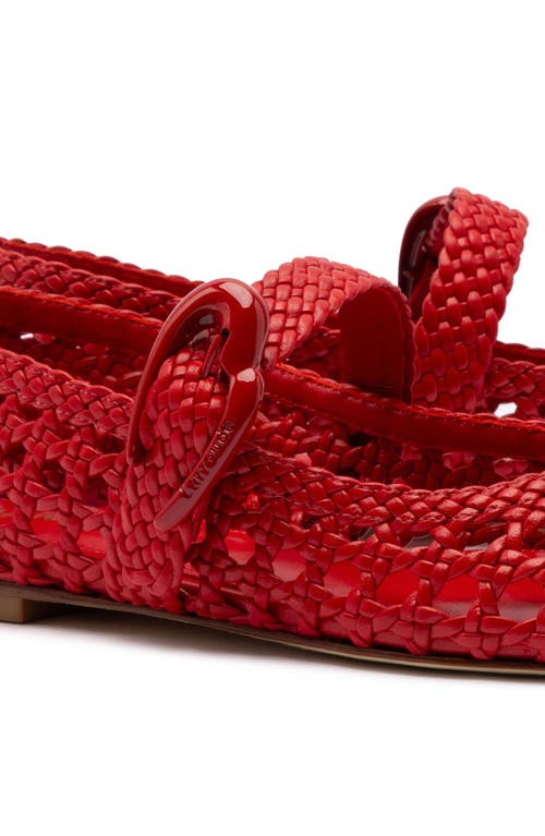 Larroude Larroudé Verona Macrame Ballet Flat
