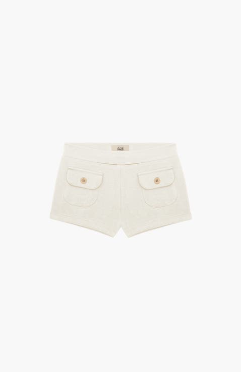 Button Mini Shorts