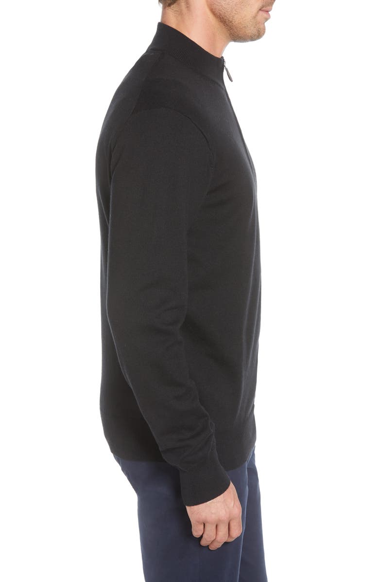 Peter Millar Crown Quarter Zip Pullover Sweater, Alternate, color, 