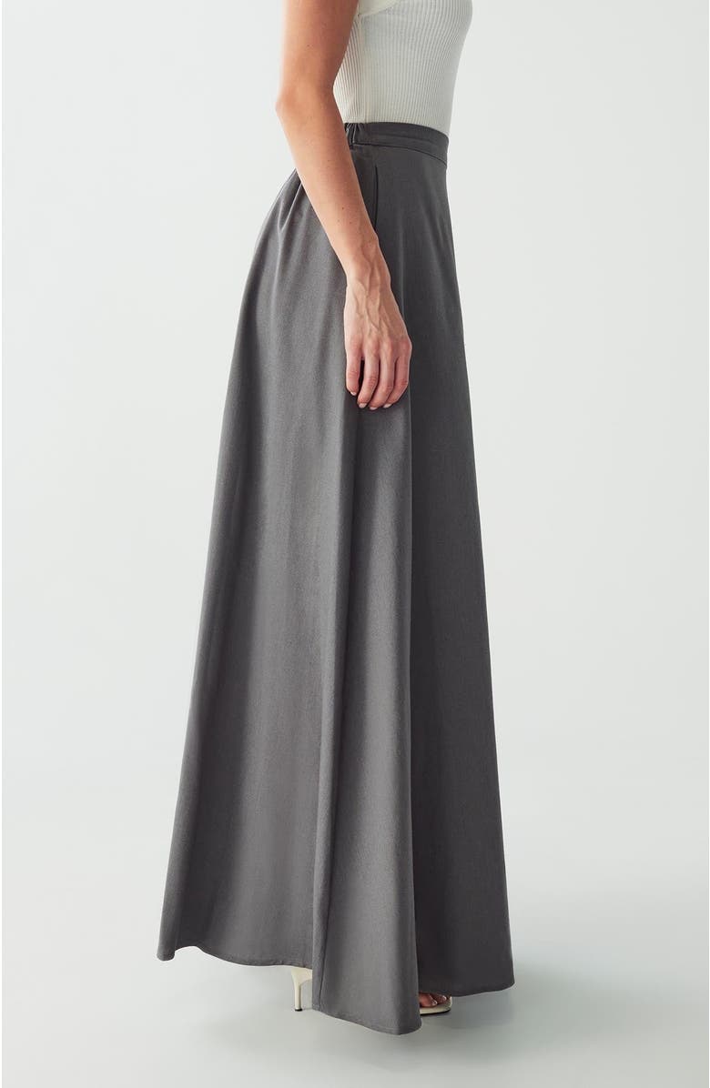 WILLA Isla Maxi Skirt, Alternate, color, Charcoal
