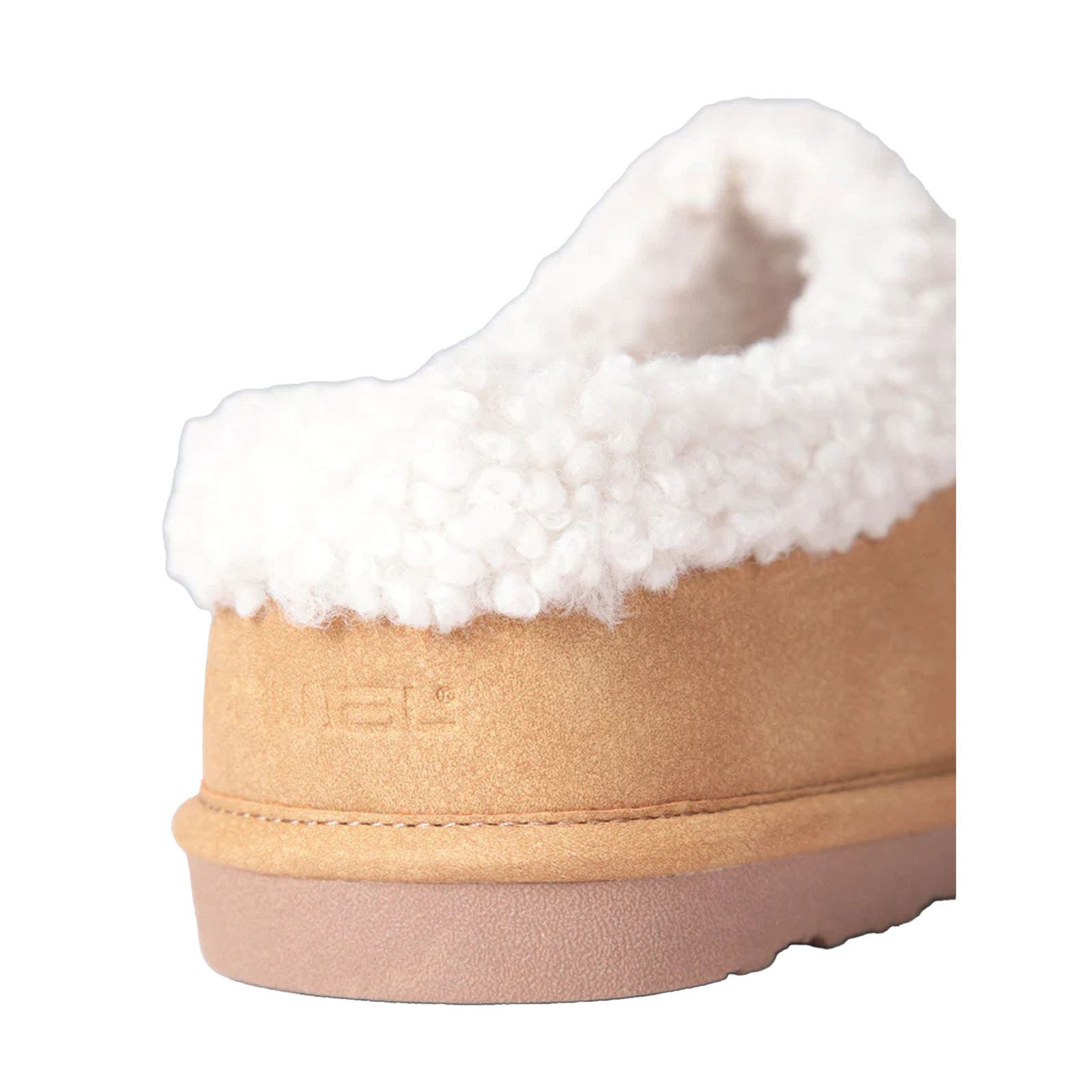 Gender Inclusive Borg Lined Slippers, Alternate, color, Beige