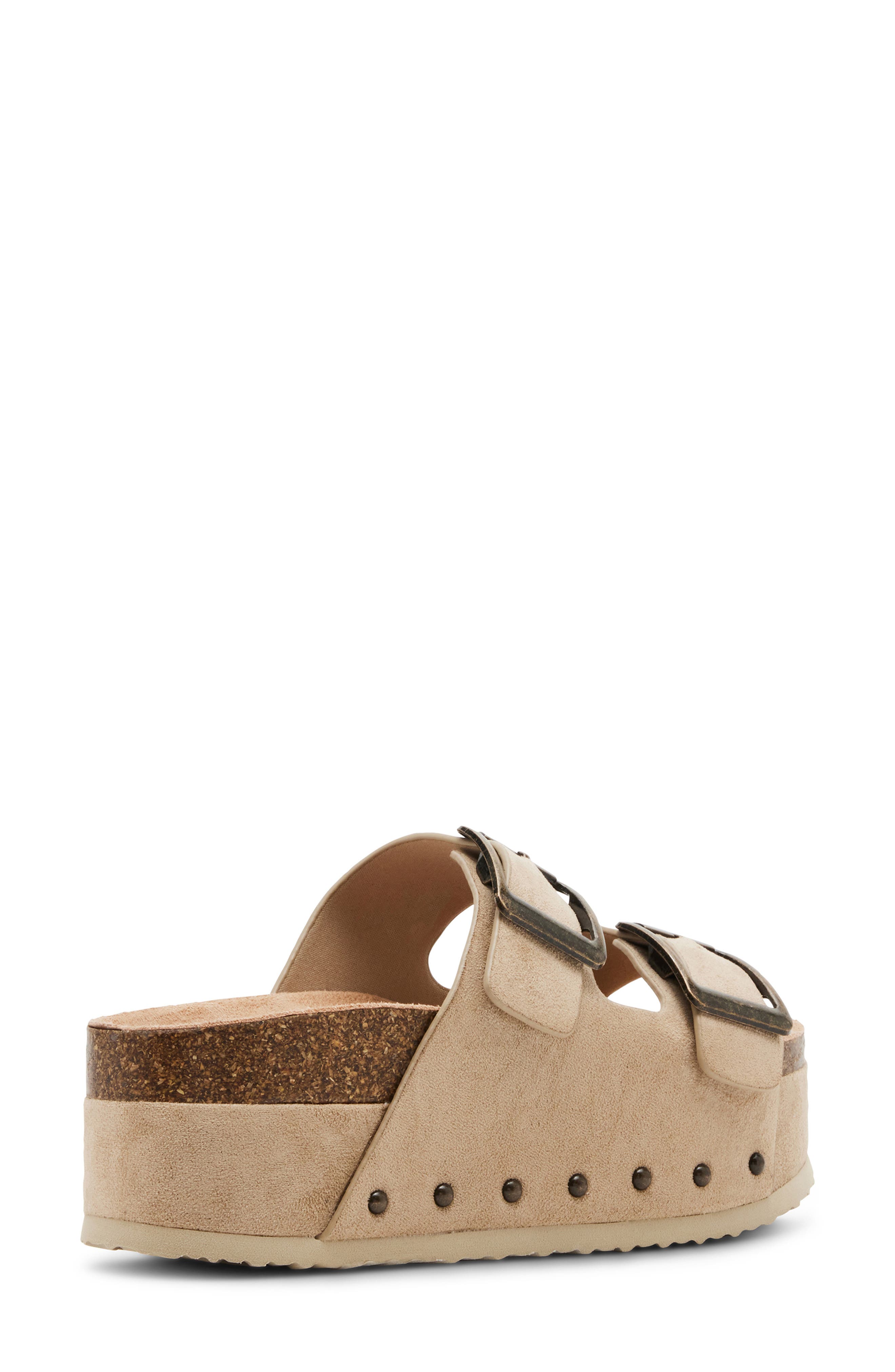 Madden Girl Babess Slide Sandal, Alternate, color, Taupe Fab