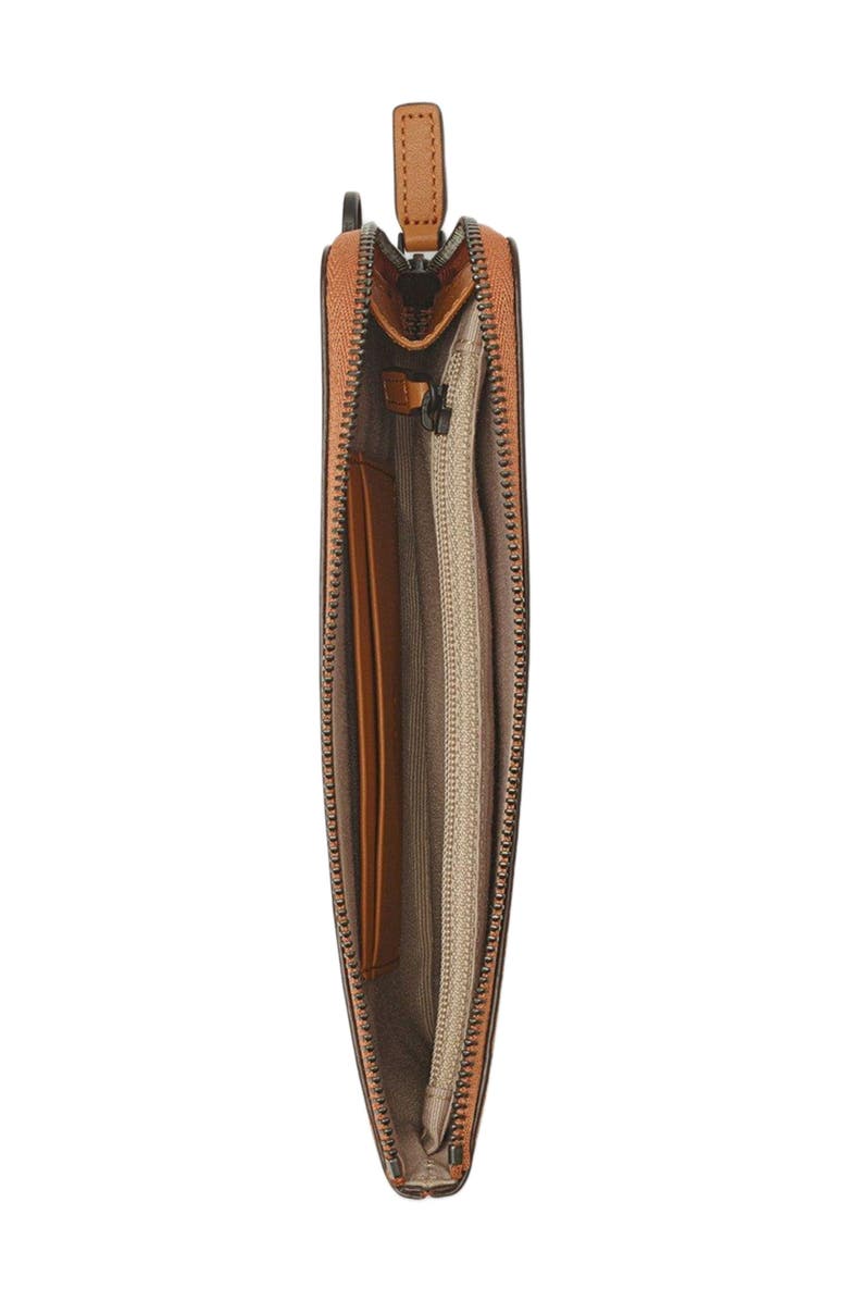 MCM Ottomar Passport Holder in Maxi Visetos, Alternate, color, Cognac