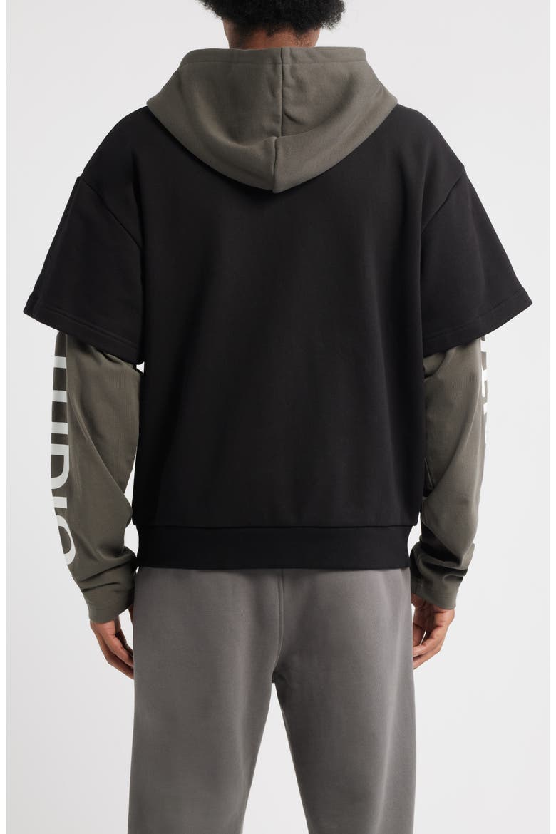 Credenza Zip Hoodie, Alternate, color, BLACK