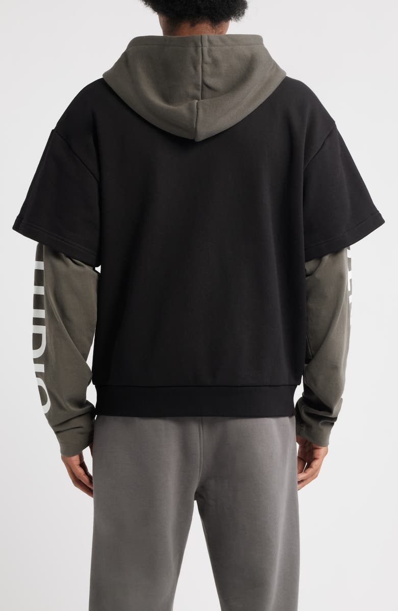 SANTO STUDIO Credenza Zip Hoodie, Alternate, color,