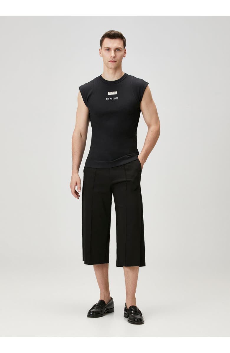 PCFG Rib Tank Top With Patch, Alternate, color, Black