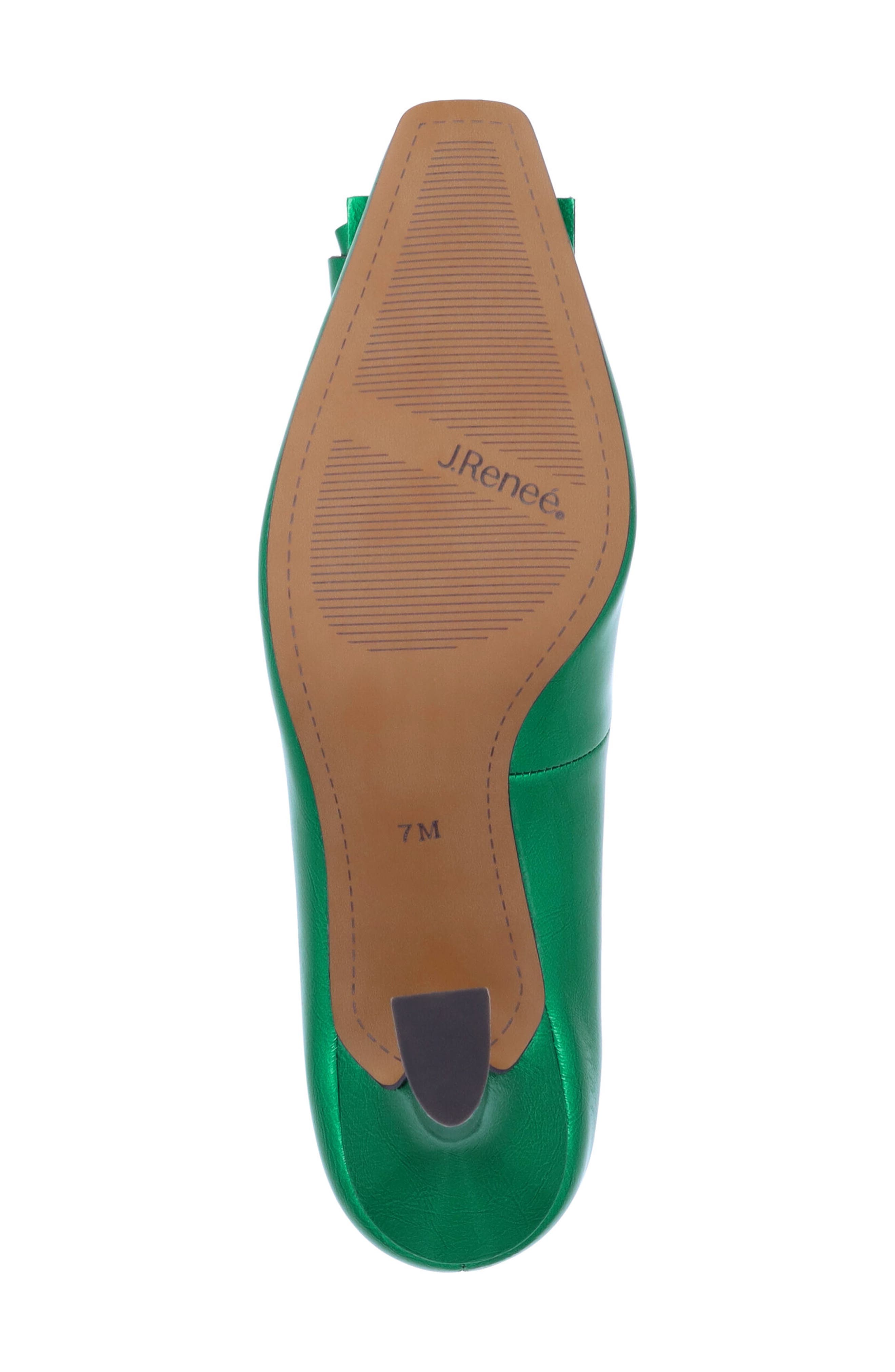 J. Reneé Karali Pointed Toe Pump, Alternate, color, Green