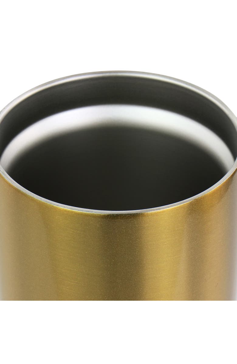 Wao 18oz  Thermal Tumbler with Acrylic Lid, Alternate, color, Dark Gold
