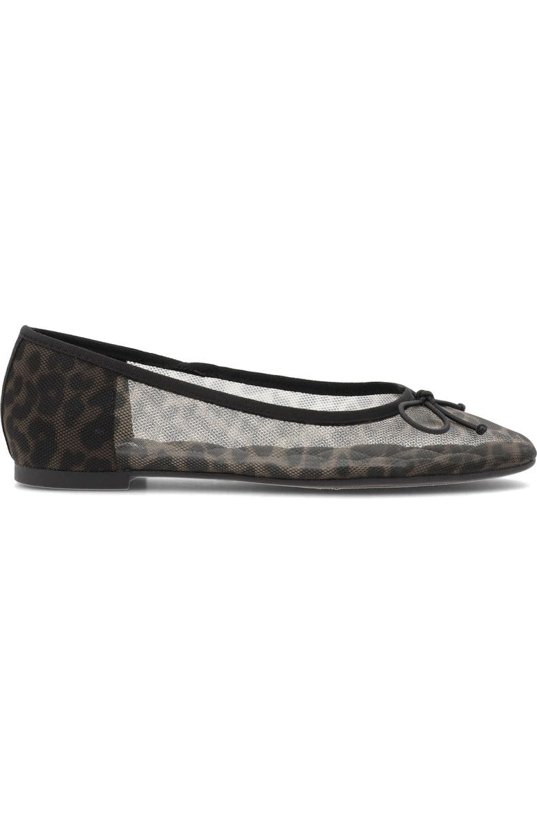 MIA Valtina Mesh Ballet Flat, Alternate, color, Leopard Print