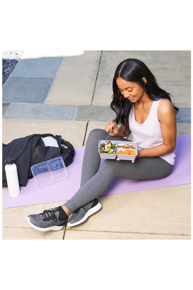 Prep 3-Compartment Meal Prep Containers - Set of 10, Alternate, color, LILAC