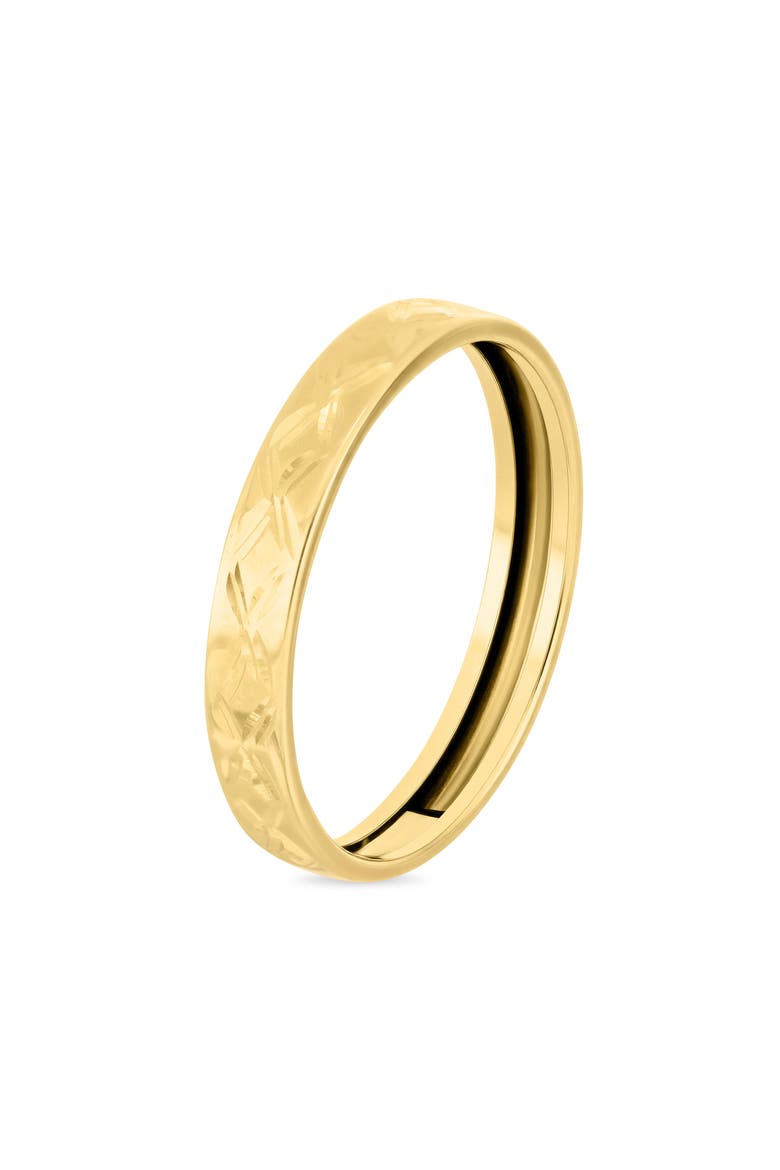 14k Gold Stackable Ring, Alternate, color, 14KY
