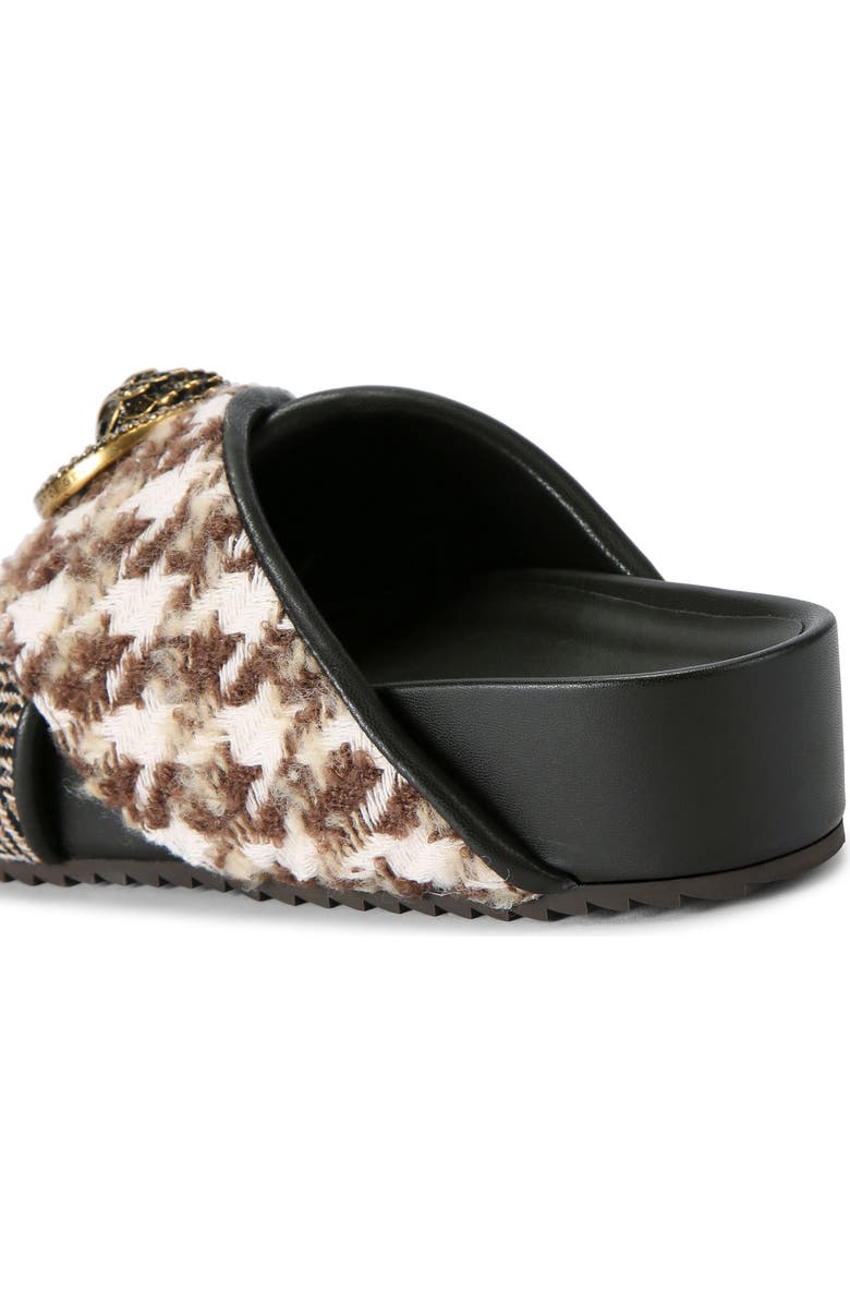 Kurt Geiger London Chelsea Mixed Weave Crisscross Platform Slide Sandal, Alternate, color, Open Brown