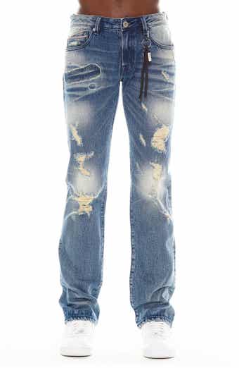 Cult of Individuality Rebel Ripped Straight Leg Jeans