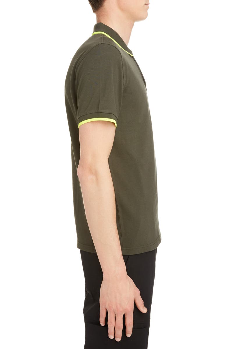 KENZO Marled Cotton Polo, Alternate, color, 