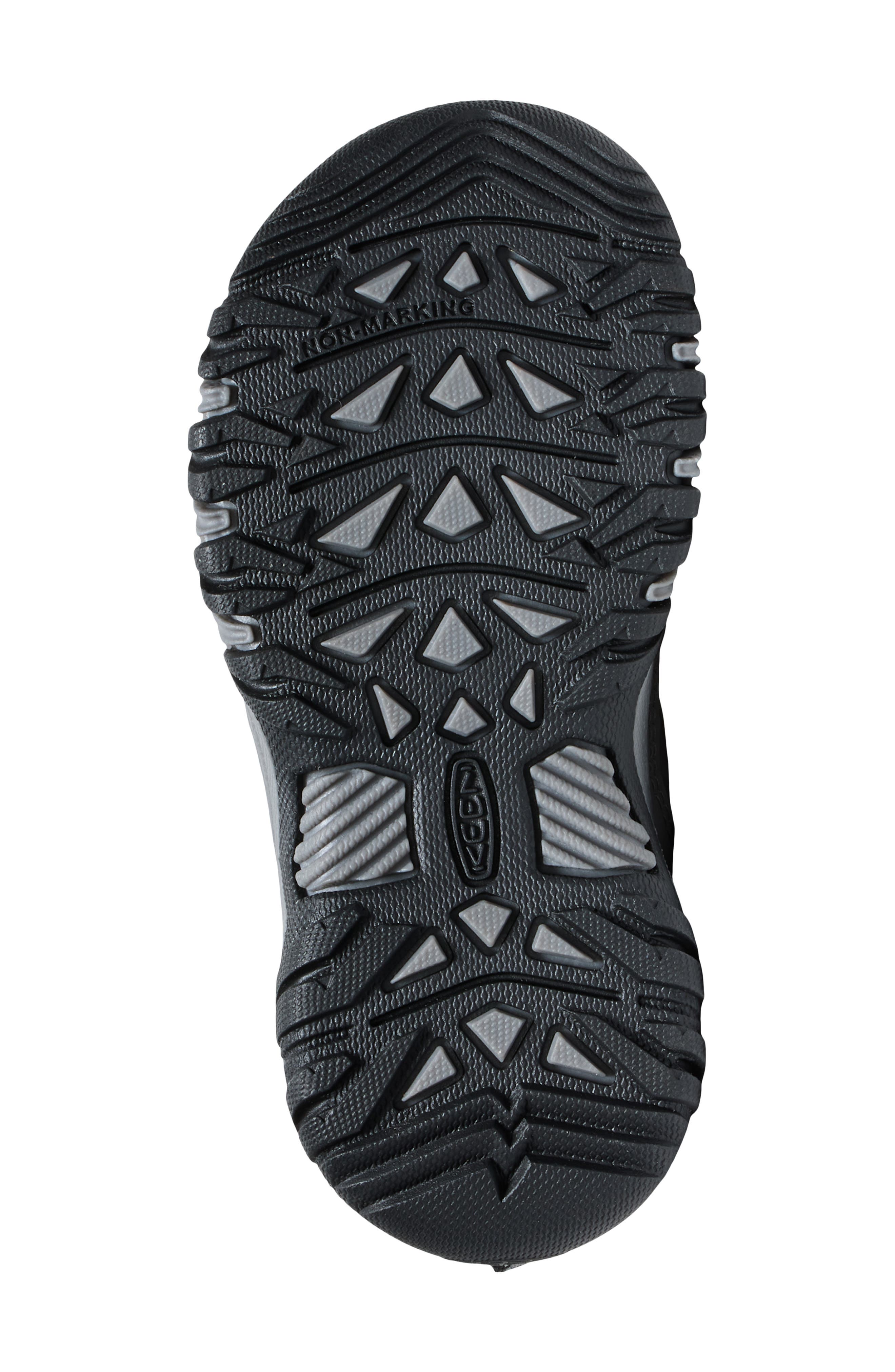 KEEN Kids' Targhee IV Mid Waterproof Hiking Shoe, Alternate, color, Alloy/ Granite Green