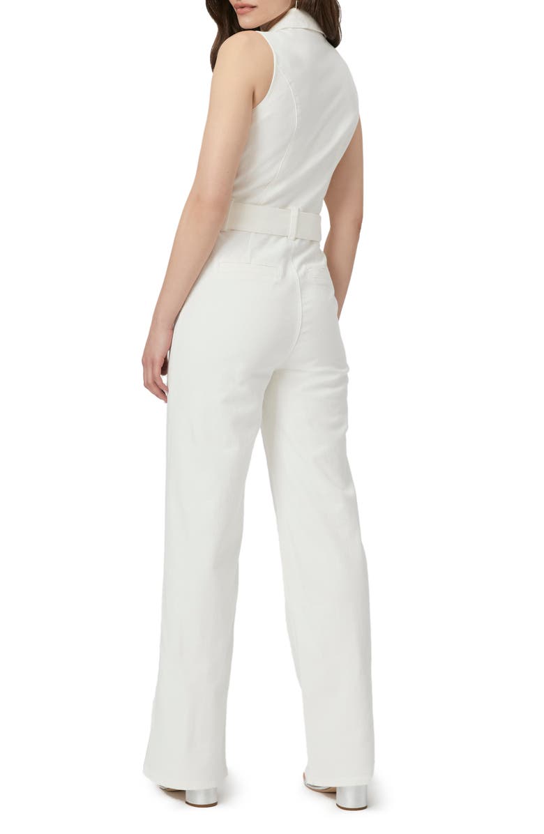 PAIGE Sasha Belted Denim Jumpsuit, Alternate, color,