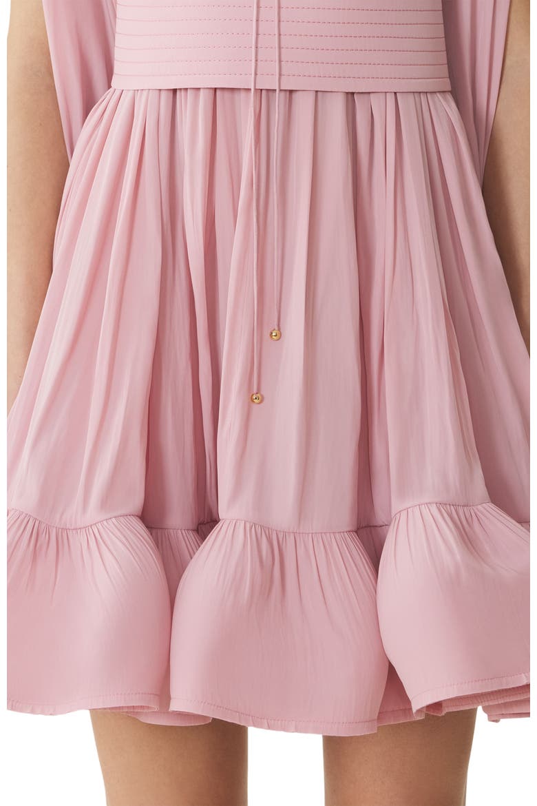 Short Charmeuse Dress, Alternate, color, Pink