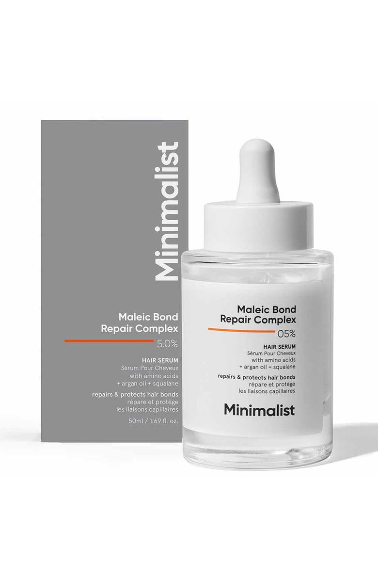 Minimalist Maleic Bond Repair Complex 05% Hair Serum, Main, color, 