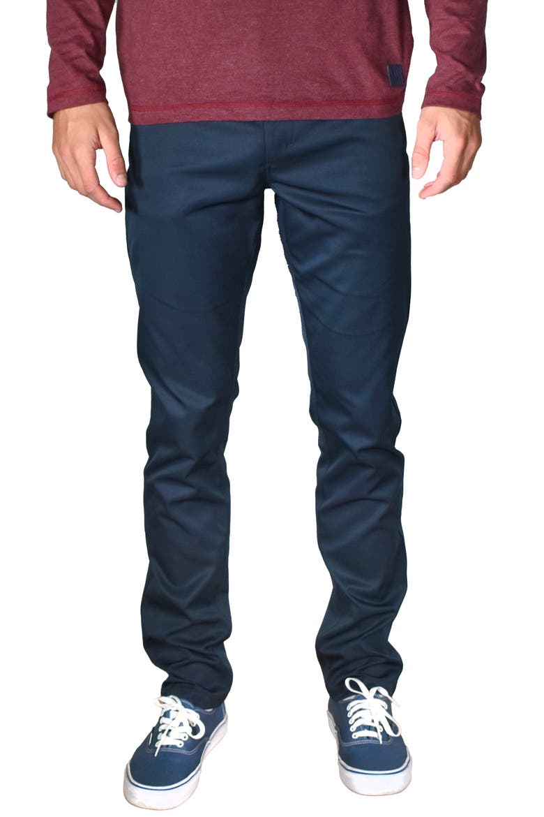 Soft Stretch Twill Pants, Main, color, NAVY