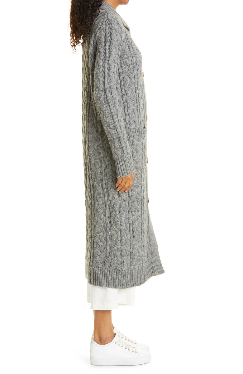 Ted Baker London Berriex Long Wool Cardigan, Alternate, color,