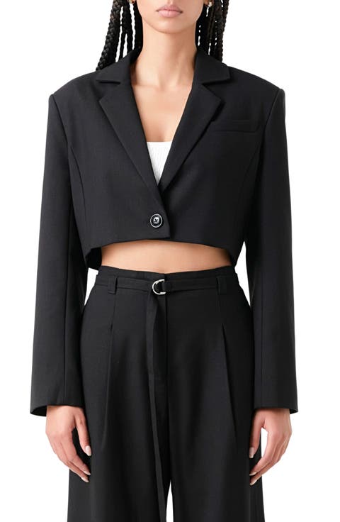 Oversize Crop Blazer