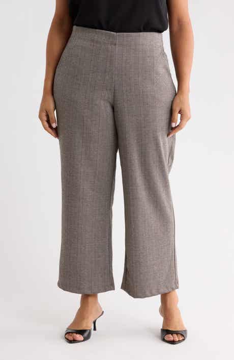 Double Knit Wide Leg Pants
