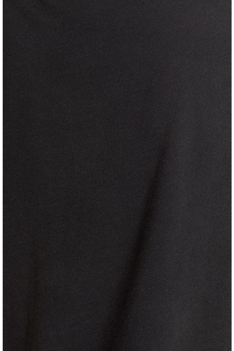 '757' V-Neck Short Sleeve Tee, Alternate, color, BLACK
