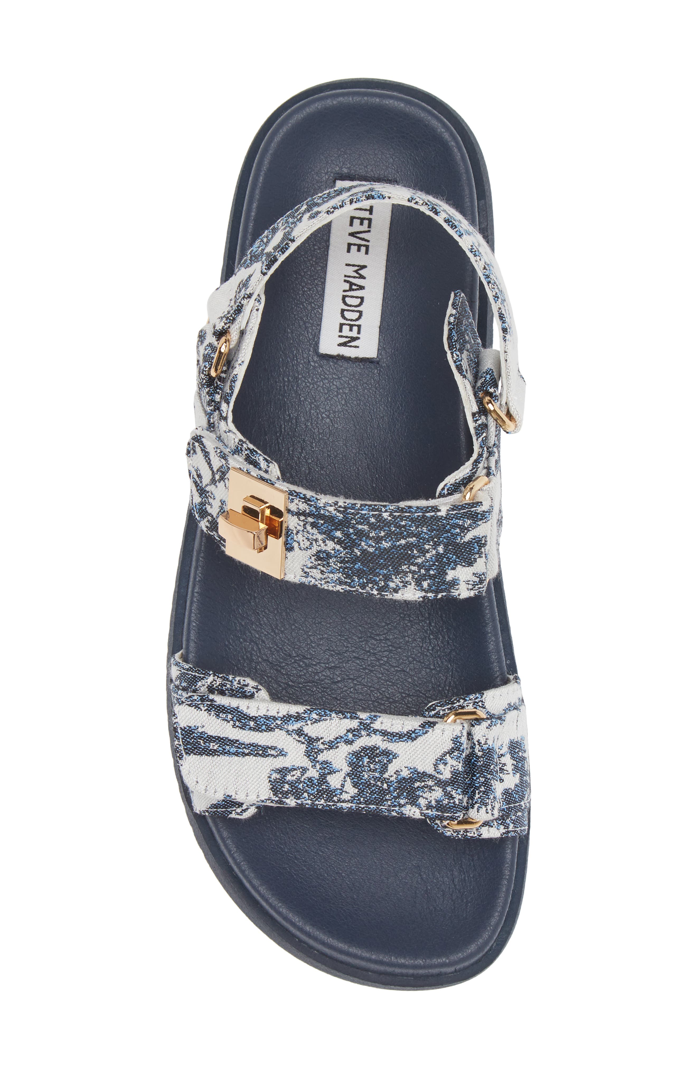Steve Madden Mona Sandal, Alternate, color, Navy Multi
