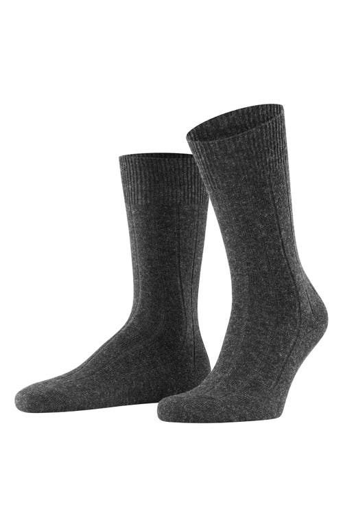 Falke Lhasa Wool Blend Socks In Gray